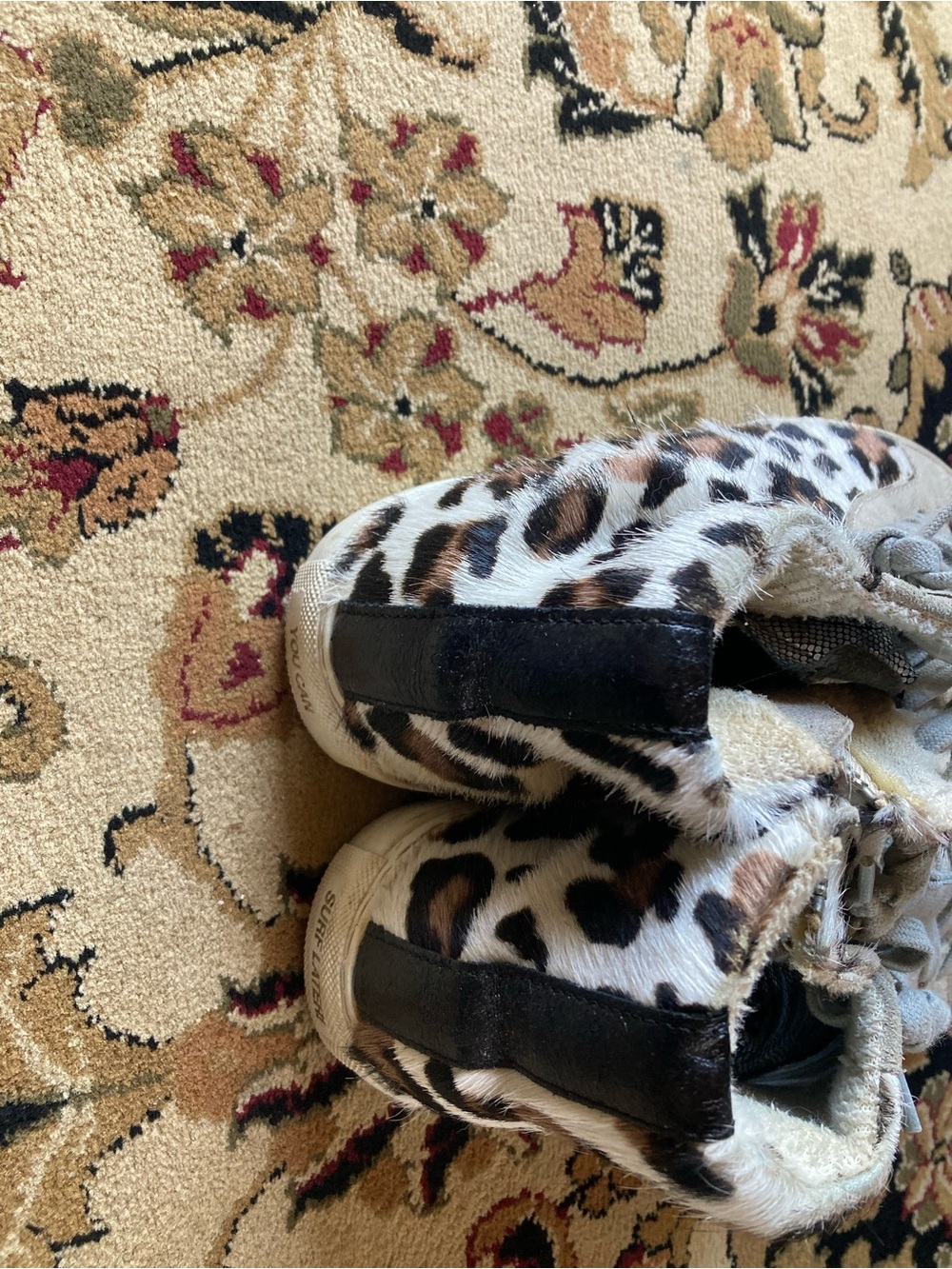 P448 Leopard Print High Tops - Picture 3 of 7